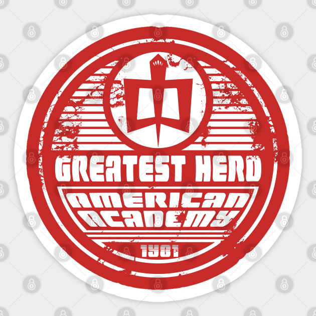 My Hero Americana Sticker by Awesome AG Designs